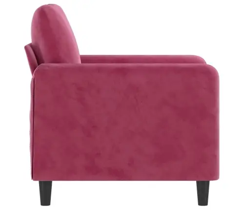 Atpūtas Krēsls, Vīnsarkans, 60 Cm, Samts Vidaxl