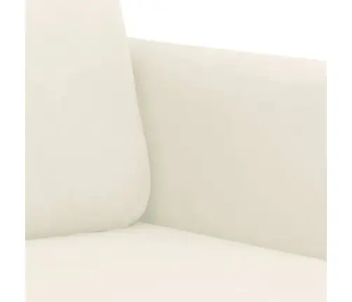 Atpūtas Krēsls, Krēmkrāsas, 60 Cm, Samts Vidaxl