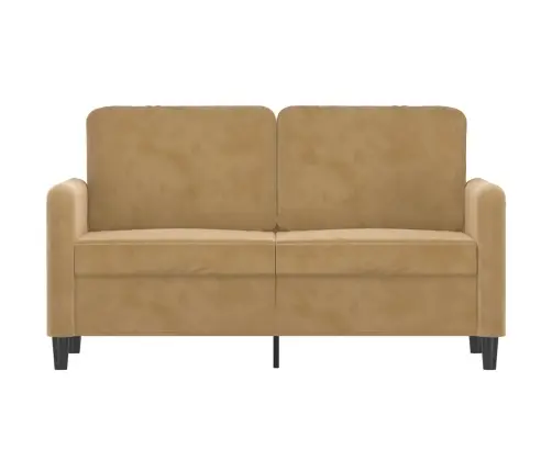 Divvietīgs Dīvāns, Brūns, 120 Cm, Samts Vidaxl