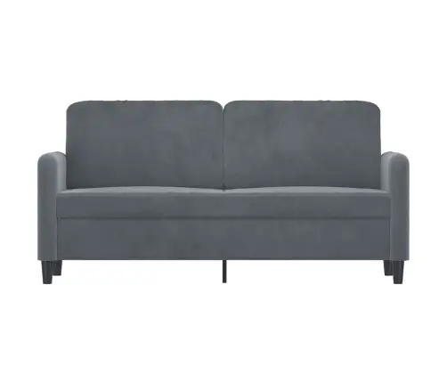 2-Kohaline Diivan, Tumehall, 140 cm Samet