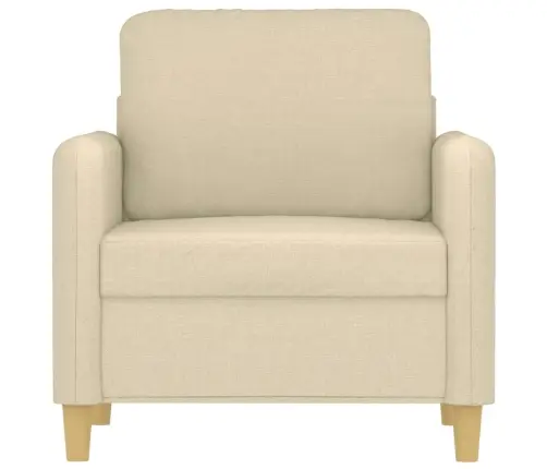Krėslas, Kreminės Spalvos, 60cm Audinys