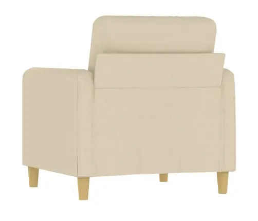 Krėslas, Kreminės Spalvos, 60cm Audinys