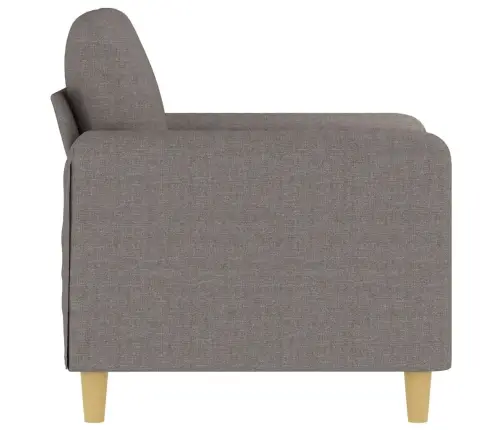 Krėslas, Taupe Spalvos, 60cm Audinys