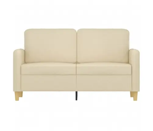 Dvivietė Sofa, Kreminės Spalvos, 120cm Audinys