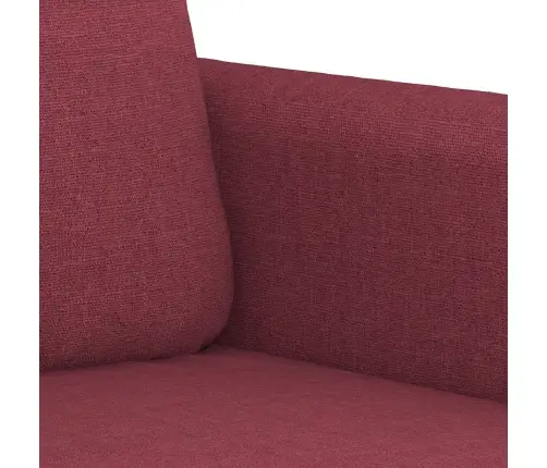 Divvietīgs Dīvāns, Vīnsarkans Audums, 120 Cm Vidaxl