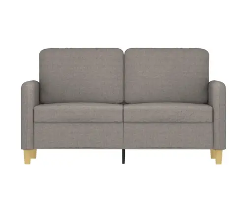 Divvietīgs Dīvāns, Pelēkbrūns Audums, 120 Cm Vidaxl