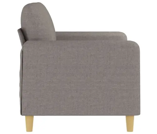 Divvietīgs Dīvāns, Pelēkbrūns Audums, 120 Cm Vidaxl