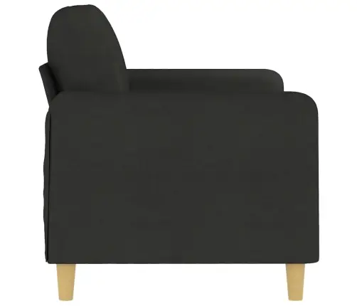 Divvietīgs Dīvāns, Melns Audums, 140 Cm Vidaxl