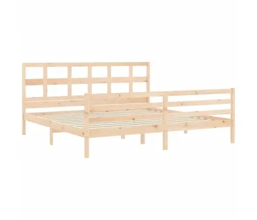 Voodiraam Peatsiga, 200 X 200 cm Täispuit