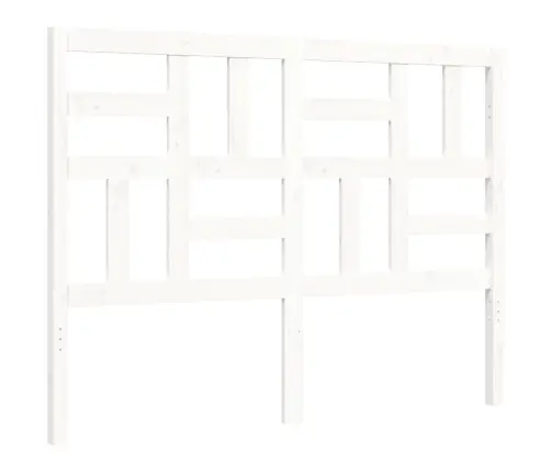 Voodiraam Peatsiga, Valge, Täispuit