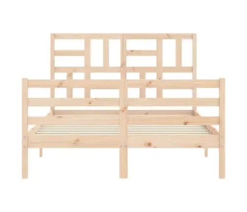 Gultas Rāmis Ar Galvgali, 120X200 Cm, Masīvkoks Vidaxl Gultas Rāmis Ar Galvgali, 120X200 Cm, Masīvkoks Vidaxl