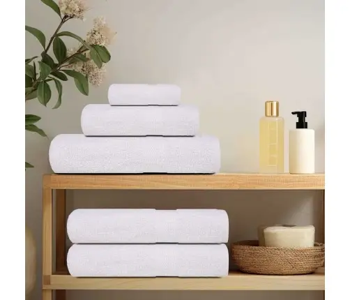 Viesu Dvieļi 50 Gab Balti 30X50 Cm 360 Gsm 100% Kokvilna Vidaxl