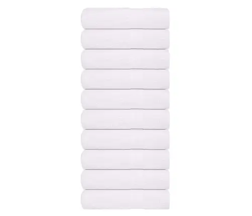 Roku Dvieļi, 10 Gab., Balts, 50X100 Cm, 360 Gsm, 100% Kokvilna Vidaxl Roku Dvieļi, 10 Gab., Balts, 50X100 Cm, 360 Gsm, 100% Kokvilna Vidaxl