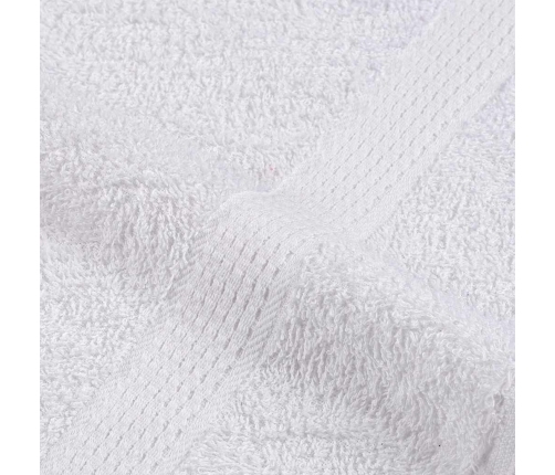 Duširätikud 10 Tk, Valge, 70X140 cm 360 Gsm, 100% Puuvill