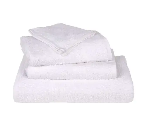 Saunalinad 25 Tk, Valge, 100X150 cm 360 Gsm, 100% Puuvill