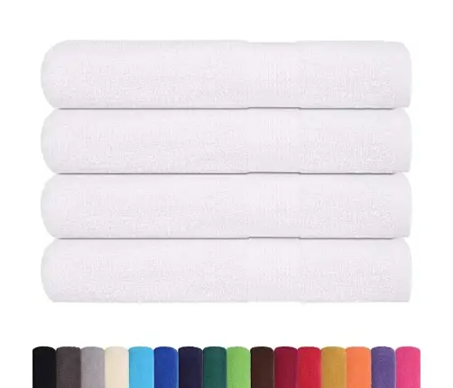 Saunalinad Frogn 4 Tk, Valge, 80X200 cm 360 G/M²