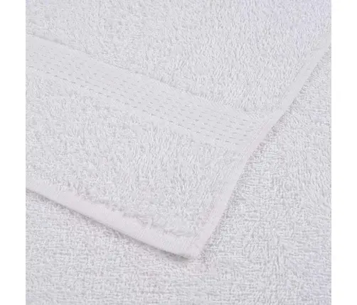 Dvieļi, 4 Gab., Balti, 100X200 Cm, 360 Gsm, 100% Kokvilna Vidaxl
