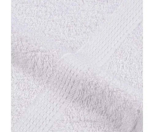 Dvieļi, 4 Gab., Balti, 100X200 Cm, 360 Gsm, 100% Kokvilna Vidaxl