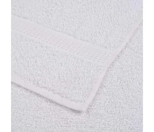 Rankšluosčiai, 25Vnt., Balti, 100X200 cm Medvilnė, 360G/M²