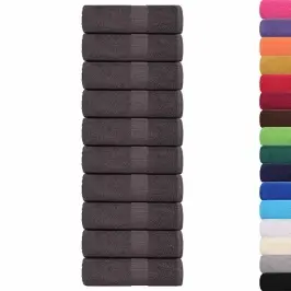 Dvieļi, Frogn, 50 Gab., AntracÄ«ta KrÄsÄ, 30X30 Cm, 360 G/M² Vidaxl Dvieļi, Frogn, 50 Gab., AntracÄ«ta KrÄsÄ, 30X30 Cm, 360 G/M² Vidaxl