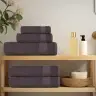 Vannas Dvieļi 10 Gab. Antracīts 100X150Cm 360 Gsm 100% Kokvilna Vidaxl