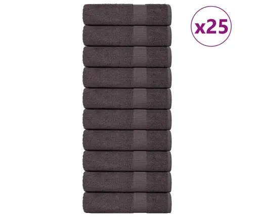 Rankšluosčiai, 25 Vnt., Frogn, Antracito Spalvos, 100X150 cm 100% Medvilnė