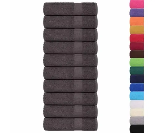 Rankšluosčiai, 25 Vnt., Frogn, Antracito Spalvos, 100X150 cm 100% Medvilnė