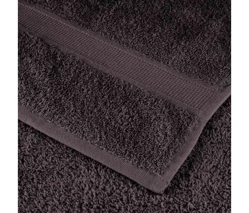 Dvieļi 25 Gab. Antracīts 100X200 Cm 360 Gsm 100% Kokvilna Vidaxl