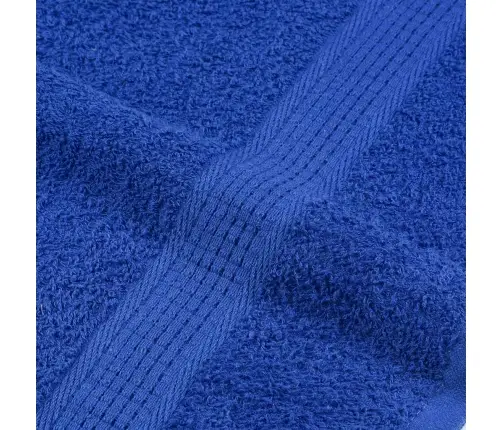 Pirts Dvieļi, 2 Gab., Zili, 80X200 Cm, 360 Gsm, 100% Kokvilna Vidaxl