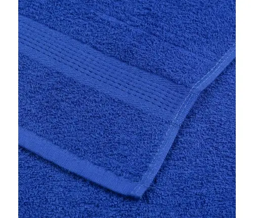 Dvieļi, 10 Gab., Zili, 100X200 Cm, 360 Gsm, 100% Kokvilna Vidaxl