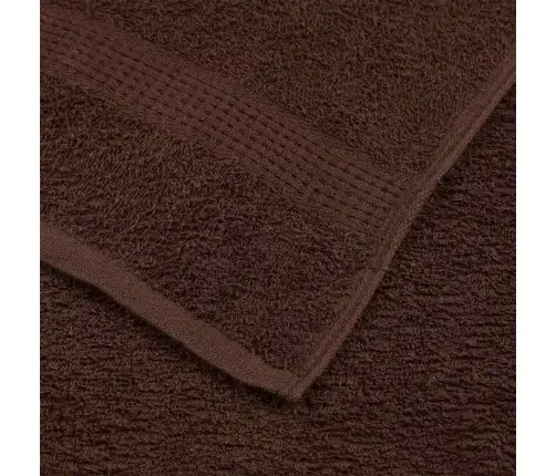 Roku Dvieļi, 10 Gab., Brūni, 50X100 Cm, 360 Gsm, 100% Kokvilna Vidaxl