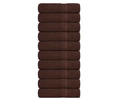Dušas Dvieļi, 10 Gab., Brūni, 70X140 Cm, 360 Gsm, 100% Kokvilna Vidaxl Dušas Dvieļi, 10 Gab., Brūni, 70X140 Cm, 360 Gsm, 100% Kokvilna Vidaxl