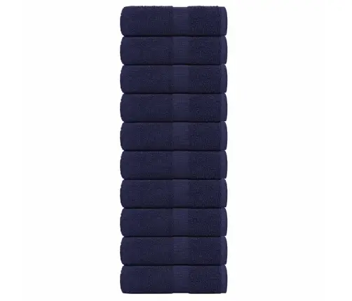 Dvieļi, 10 Gab., Frogn, Tumši Zili, 30X30 Cm, 100% Kokvilna Vidaxl