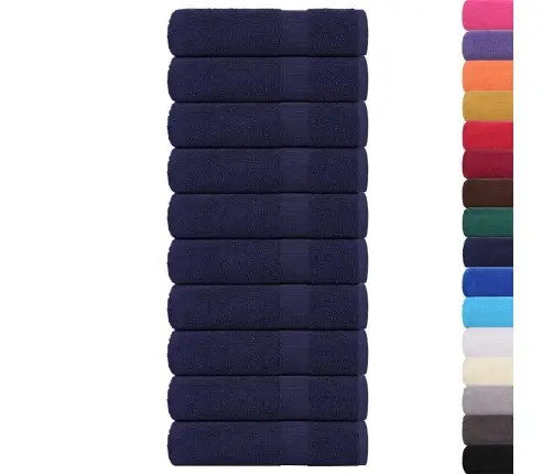 Rankšluosčiai Rankoms, 10Vnt., Mėlyni, 50X100 cm Medvilnė