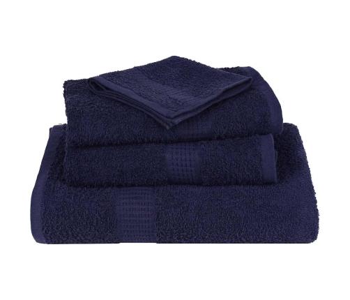Saunalinad 10 Tk, Tumesinine, 100X150 cm 360 Gsm, 100% Puuvill