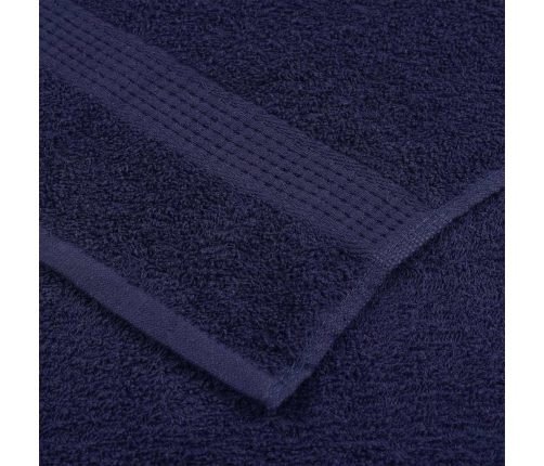 Pirts Dvieļi 2 Gab. Tumši Zili 80X200 Cm 360 Gsm 100% Kokvilna Vidaxl