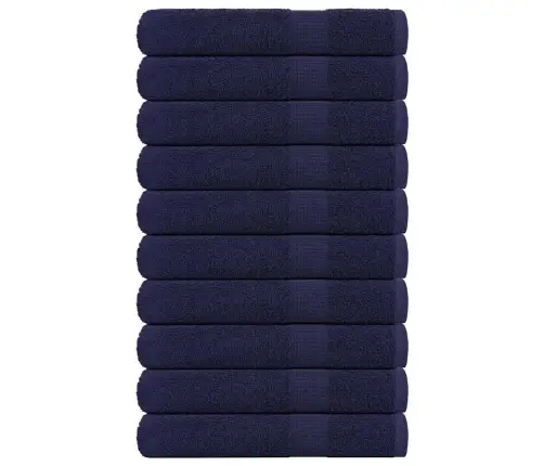 Pirts Dvieļi 10 Gab. Tumši Zili 80X200 Cm 360 Gsm 100% Kokvilna Vidaxl Pirts Dvieļi 10 Gab. Tumši Zili 80X200 Cm 360 Gsm 100% Kokvilna Vidaxl