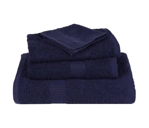 Dvieļi 2 Gab. Tumši Zils 100X200 Cm 360 Gsm 100% Kokvilna Vidaxl Dvieļi 2 Gab. Tumši Zils 100X200 Cm 360 Gsm 100% Kokvilna Vidaxl