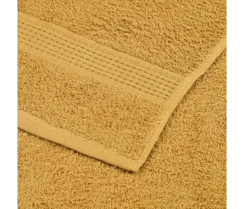 Vannas Dvieļi 2 Gab. Zelts 100X150 Cm 360 Gsm 100% Kokvilna Vidaxl Vannas Dvieļi 2 Gab. Zelts 100X150 Cm 360 Gsm 100% Kokvilna Vidaxl