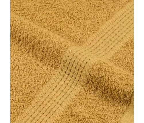 Vannas Dvieļi 4 Gab. Zelts 100X150 Cm 360 Gsm 100% Kokvilna Vidaxl