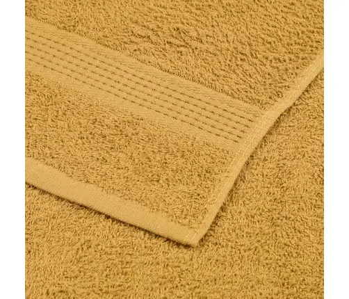 Pirts Dvieļi 4 Gab. Zelts 80X200 Cm 360 Gsm 100% Kokvilna Vidaxl