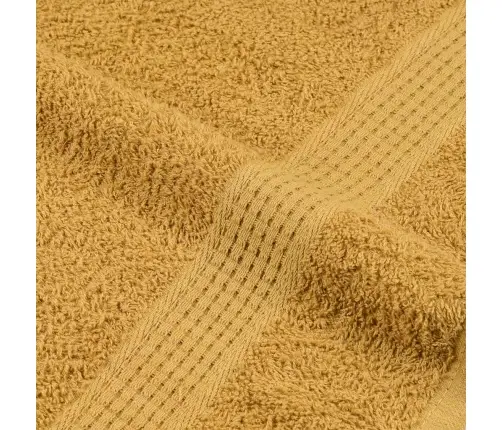 Pirts Dvieļi 4 Gab. Zelts 80X200 Cm 360 Gsm 100% Kokvilna Vidaxl