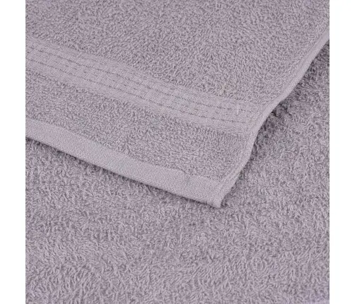 Vannas Dvieļi 10 Gab. Pelēks 100X150 Cm 360 Gsm 100% Kokvilna Vidaxl