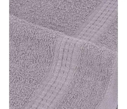 Dvieļi, 10 Gab., Pelēki, 100X200 Cm, 360 Gsm, 100% Kokvilna Vidaxl