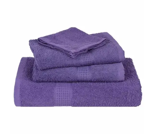 Dvieļi, 10 Gab., Frogn, Violeti, 30X30 Cm, 100% Kokvilna Vidaxl