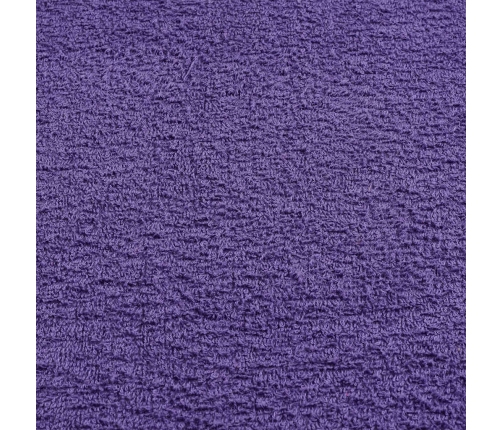Pirts Dvieļi, 10 Gab., Violeti, 80X200Cm, 360Gsm, 100% Kokvilna Vidaxl