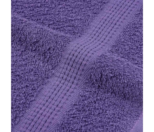 Pirts Dvieļi, 10 Gab., Violeti, 80X200Cm, 360Gsm, 100% Kokvilna Vidaxl
