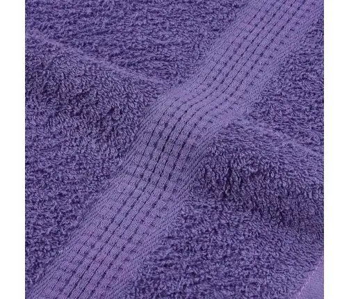 Pirts Dvieļi, 10 Gab., Violeti, 80X200Cm, 360Gsm, 100% Kokvilna Vidaxl