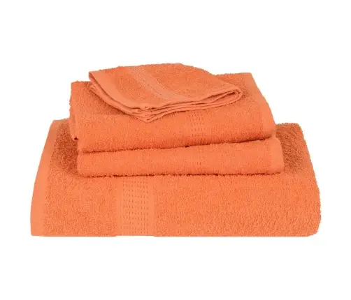 Rankšluosčiai, 10 Vnt., Frogn, Oranžiniai, 30X30 cm 100 % Medvilnė