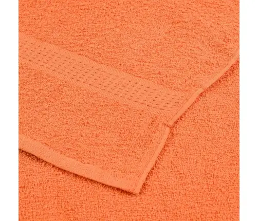 Pirts Dvieļi, 4 Gab., Oranži, 80X200 Cm, 360 Gsm, 100% Kokvilna Vidaxl